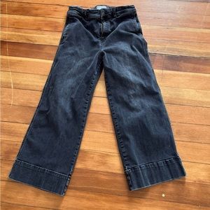 Free People wide leg Jean. Size 8. Black.